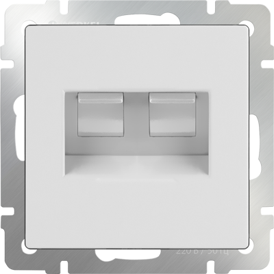 WERKEL Розетка двойная Ethernet RJ-45 WERKEL Розетка двойная Ethernet RJ-45