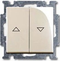 Выключатель для управления рольставнями двойной Basic 55 - слоновая кость