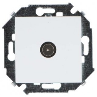 Розетка телевизионная SIMON 15 - белый Розетка телевизионная SIMON 15 - белый