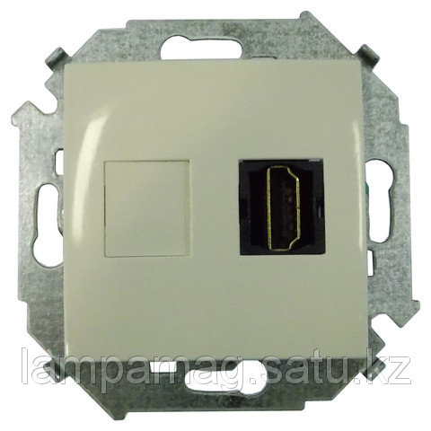 Розетка HDMI SIMON 15 - слоновая кость Розетка HDMI SIMON 15 - слоновая кость