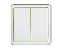 Выключатель двухклавишный с индикацией STandard ST 150