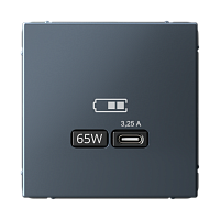 USB Розетка тип-С 65Вт ArtGallery - грифель