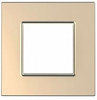 Рамка на 1 позицию "медь" - Unica Quadro	