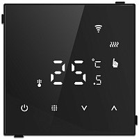 Терморегулятор с Wi-Fi черное стекло R98