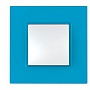 Рамка на 1 позицию "голубика" - Unica Quadro Рамка на 1 позицию "голубика" - Unica Quadro