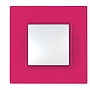 Рамка на 1 позицию "малина" - Unica Quadro Рамка на 1 позицию "малина" - Unica Quadro
