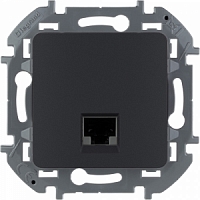 Информационная розетка RJ45 Inspiria - антрацит