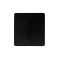 Выключатель проходной 2 клавишный Оникс Kranz Miele Round