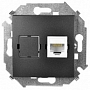 Розетка компьютерная SIMON 15 - графит Розетка компьютерная SIMON 15 - графит