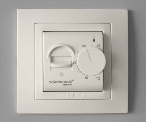 Терморегулятор Warmehaus CLASSIC WH700 - слоновая кость Терморегулятор Warmehaus CLASSIC WH700 - слоновая кость