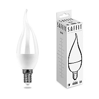LED Лампочка Saffit E-14 Свеча на ветру 7Вт 2700К