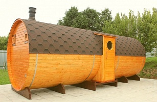 Баня-бочка КОМФОРТ-плюс - 5,5м
