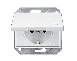 Розетка с заземлением без рамки, с крышой (IP44) STandard ST 150
