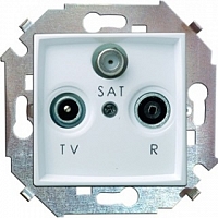 Розетка спутниковая R-TV-SAT SIMON 15 - белый