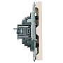 Розетка RJ-45 Stekker Эмили - кашемир Розетка RJ-45 Stekker Эмили - кашемир