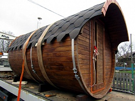 Баня-бочка Мини-плюс - 3м