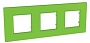 Рамка на 3 позиции "киви" - Unica Quadro Рамка на 3 позиции "киви" - Unica Quadro