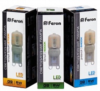LED Лампочка Feron G9 5Вт 4000К