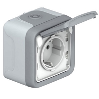 Розетка с заземлением Legrand Plexo IP55
